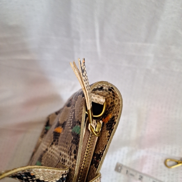 Madewell The Zip-Top TransportCrossbody: Snake Embossed bag - Picture 2 of 15